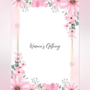 Floral Pink Women's Clothing